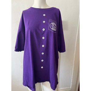 Unisex Insomnia Cookies Purple Moon All night Major Rager oversized tee Size XL